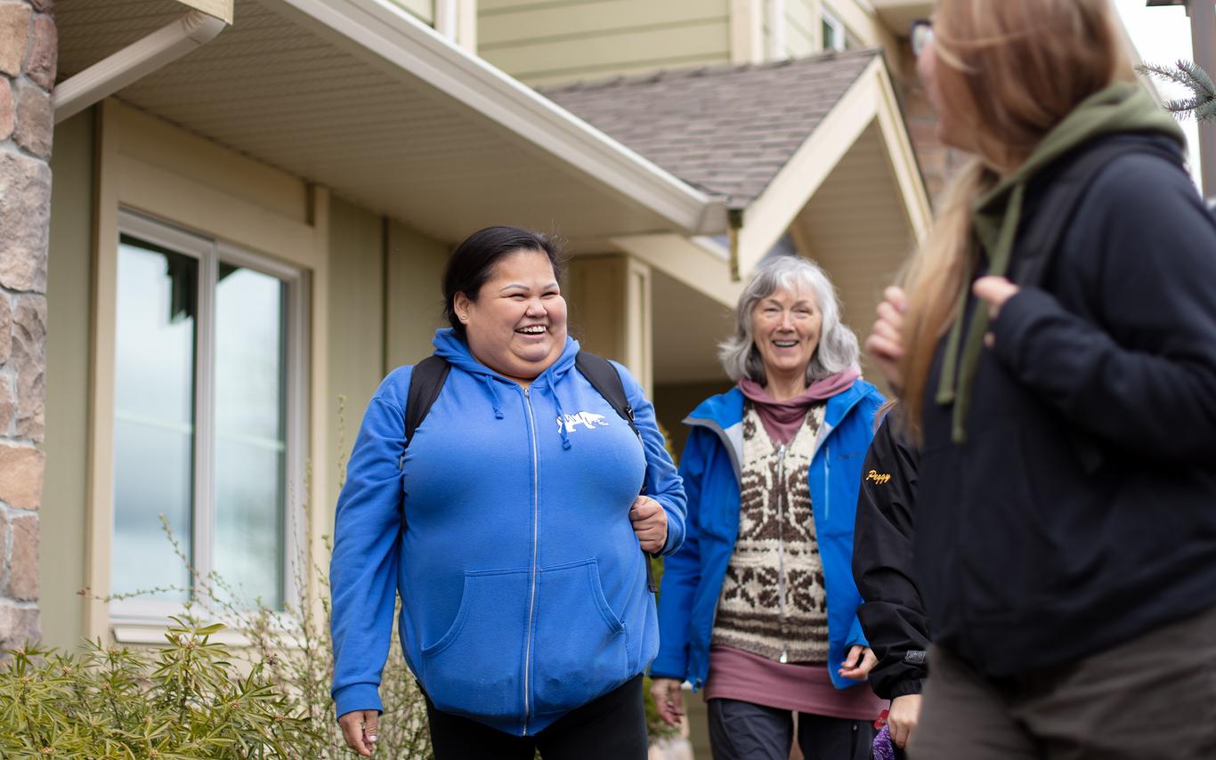 Indigenous elder by VIU Residence